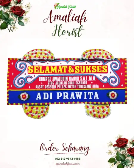 Papan Bunga Ucapan Selamat Pangkung Karung