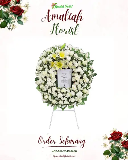 Krans Bunga Duka Pangkung Karung