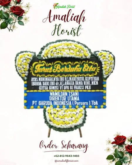 Papan Bunga Duka Pangkung Karung